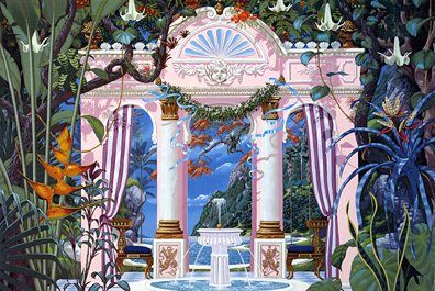 John Kiraly Limited Edition Serigraph on Paper: " Passage to Spirit Bay "