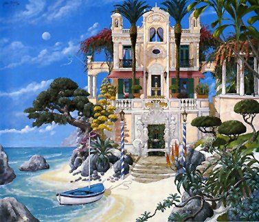 John Kiraly Limited Edition Serigraph on Paper: " Surprise at Point Eden "