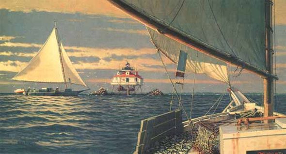 John M. Barber Handsigned & Numbered Limited Edition Print:" First Light"