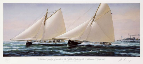 John Mecray Hand Signed and Numbered Limited Edition Canvas Giclee:"Purtain"