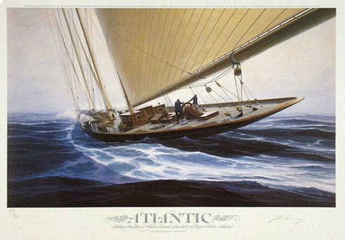 John Mecray Hand Signed Limited Edition Remarque Print:"Atlantic"