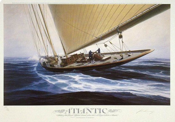 John Mecray Hand Signed Limited Edition Remarque Print:"Atlantic"