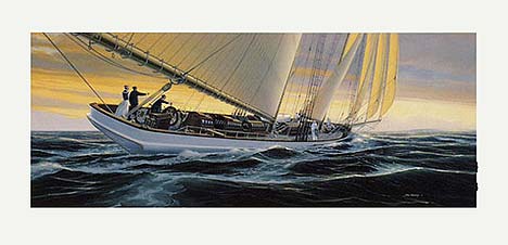 John Mecray Artist Signed Limited Edition Giclee Print:"Coronet "