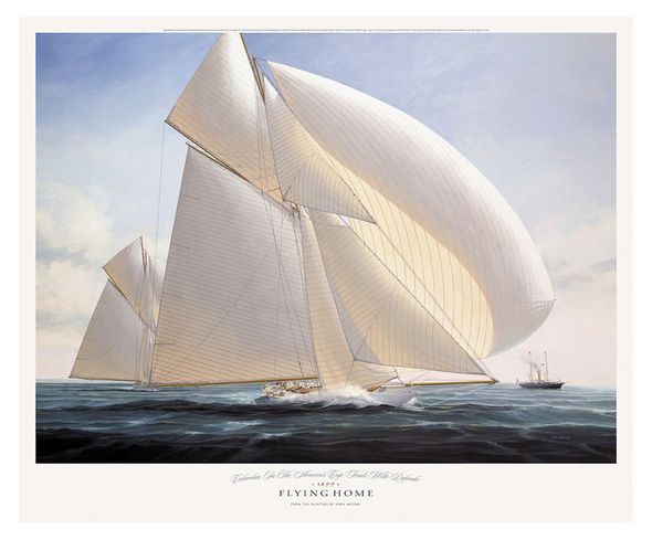 JOHN MECRAY  Secondary Market Art: "FLYING HOME"