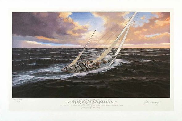 JOHN MECRAY  Secondary Market Art: "STORMY WEATHER"