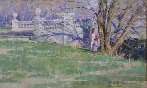 John Michael Carter Open Edition Giclee on Canvas:"Cherokee Park"