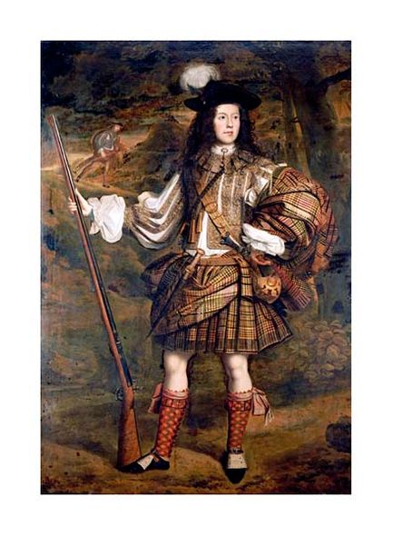John Michael Wright Fine Art Open Edition Gicl&eacute;e:"A Highland Chieftain"