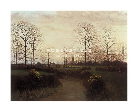 John Miller Hand Numbered Limited Edition Print on Paper :"Quiet Land"