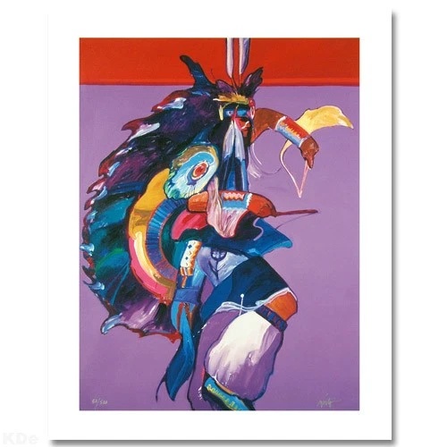 John Nieto Limited Edition Giclee on Canvas: "Traditional Dancer ll"