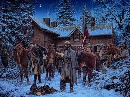 JOHN PAUL STRAIN 20X27 Secondary Market Art: "STONEWALLS RETURN"