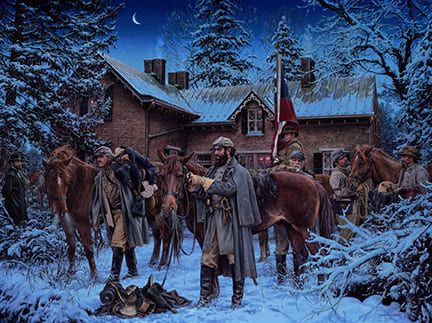 JOHN PAUL STRAIN 20X27 Secondary Market Art: "STONEWALLS RETURN"