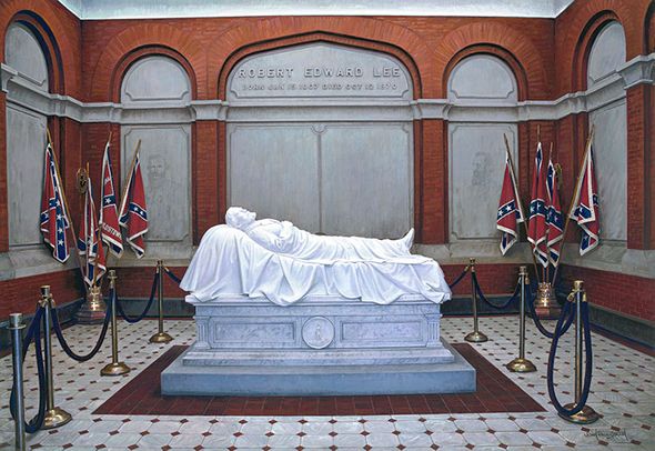 JOHN PAUL STRAIN 23X16 Secondary Market Art: "ROBERT E LEE MEMO GCNV"