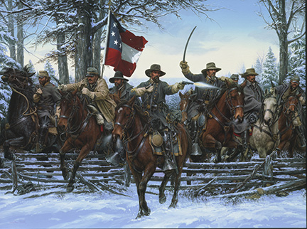 JOHN PAUL STRAIN 25X19 Secondary Market Art: "THOMPSONS STATION"