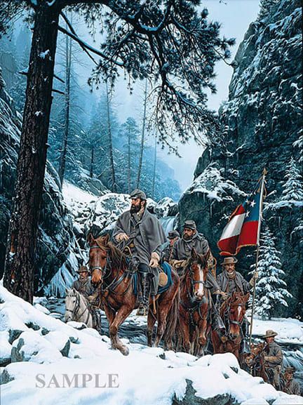 JOHN PAUL STRAIN 27X20 Secondary Market Art: "ROMNEY EXPEDITION"