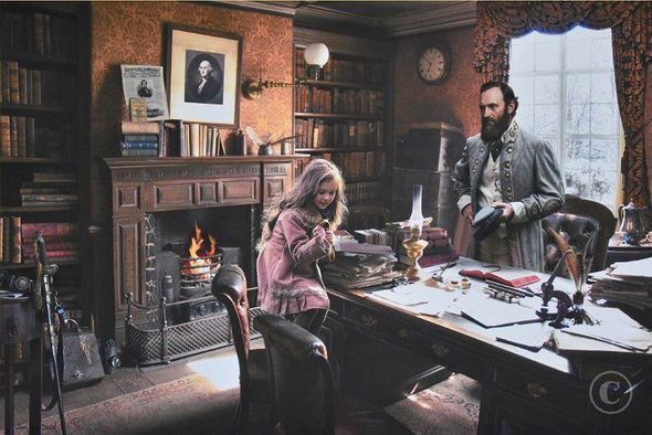 John Paul Strain Hand Signed and Numbered Limited Edition Giclee Print:"Stonewall's Gold Braid"