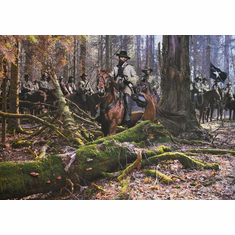 John Paul Strain Hand Signed and Numbered Limited Edition Giclee Print:"Fallen Timber - Texas Rangers"