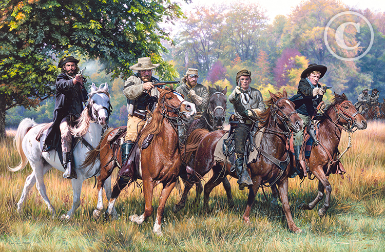 John Paul Strain Hand Signed and Numbered Limited Edition:"Jesse James"