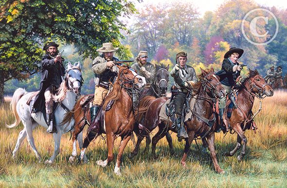 John Paul Strain Hand Signed and Numbered Limited Edition:"Jesse James"