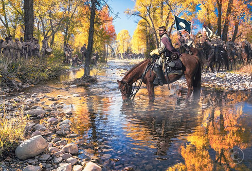 John Paul Strain Hand Signed and Numbered Limited Edition:"Stonewall of the West" John Paul Strain Hand Signed and Numbered Limited Edition:"Stonewall of the West"
