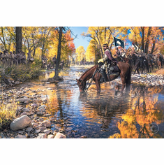 John Paul Strain Hand Signed and Numbered Limited Edition:"Stonewall of the West"