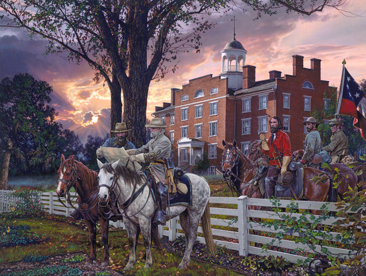 John Paul Strain Hand Signed and Numbered Limited Edition:"Sunrise Strategy"