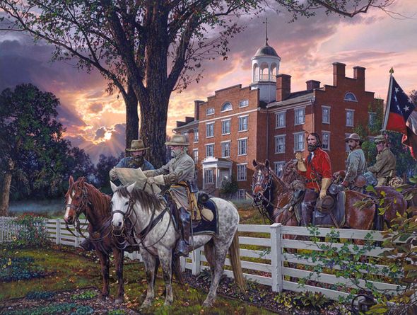 John Paul Strain Hand Signed and Numbered Limited Edition:"Sunrise Strategy"