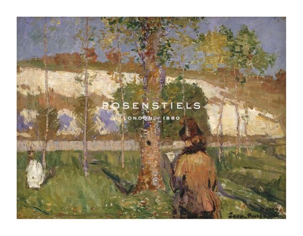 John Peter Russell Hand Numbered Limited Edition Print on Paper :"Madame Sisley on the banks of the Loing"