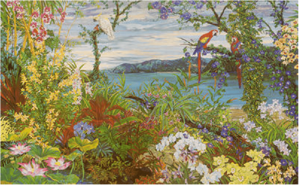 John Powell Artist Signed Limited Edition Serigraph on paper:"Lost Lagoon"