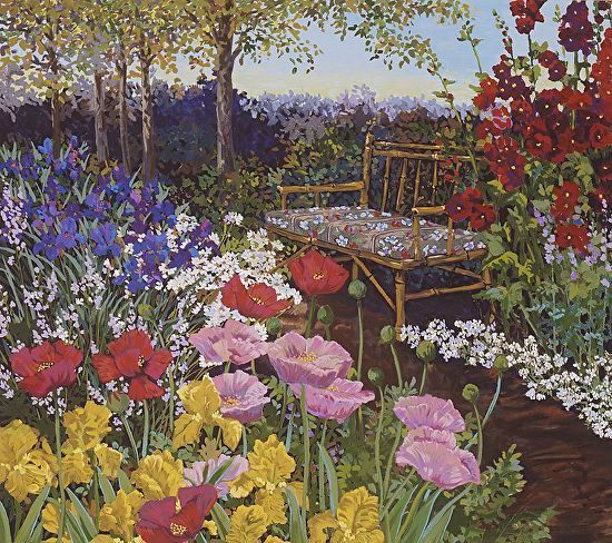 John Powell Hand Signed and Numbered Limited Edition Serigraph on Paper:"Tranquility"