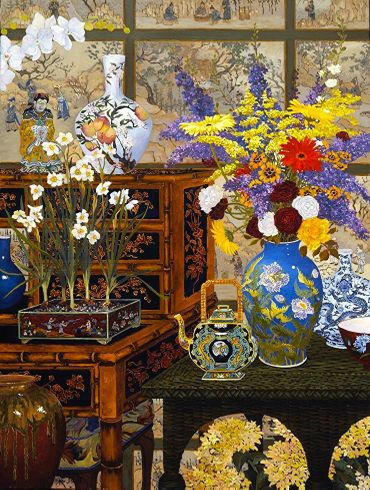 John Powell Hand Signed and Numbered Limited Edition Giclee on Canvas: "John's Treasures"