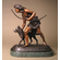 John Quincy Adams Ward Handcrafted Solid Bronze Sculpture:"The Indian Hunter"