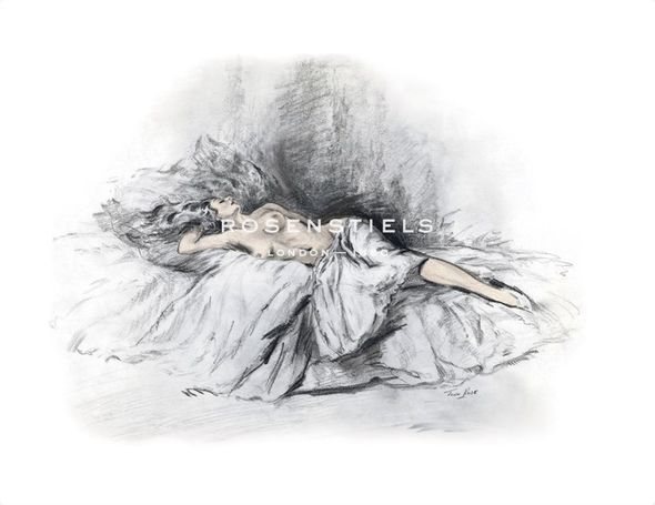 John Rose Hand Numbered Limited Edition Print on Paper :"Life Study I"