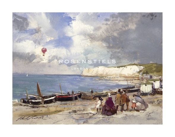 John S Goodall Hand Numbered Limited Edition Print on Paper :"The Red Balloon"