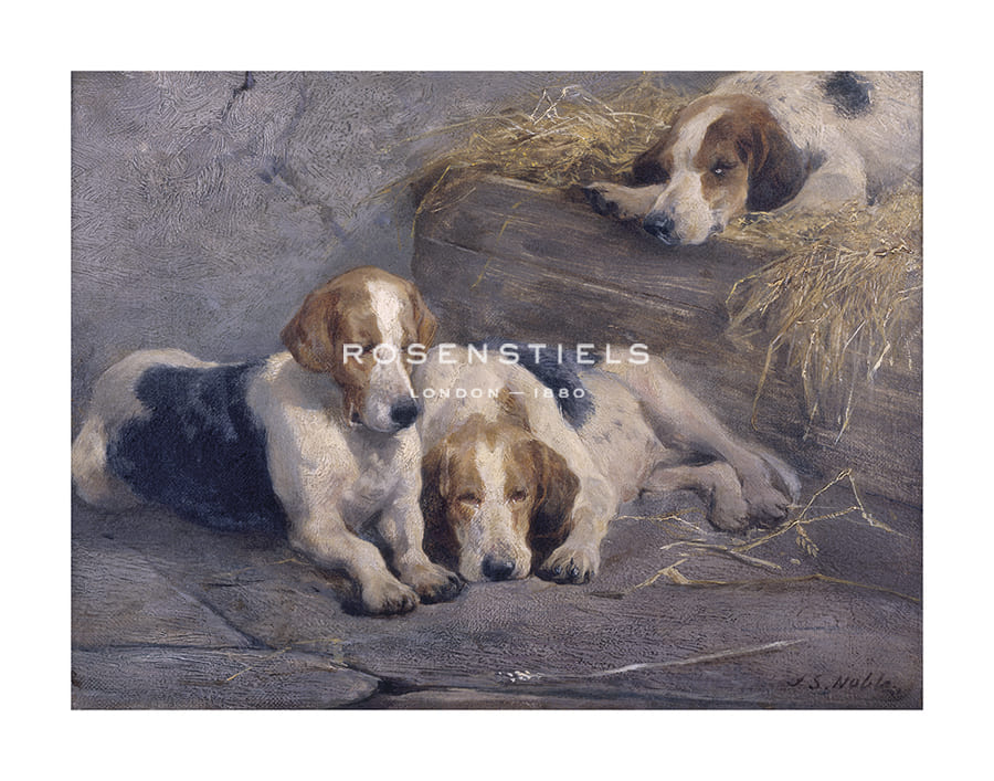 John Sargent Noble Hand Numbered Limited Edition Print on Paper :"After the Hunt"