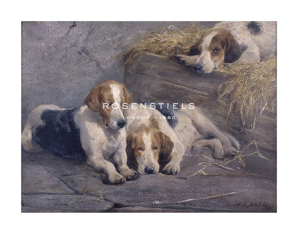 John Sargent Noble Hand Numbered Limited Edition Print on Paper :"After the Hunt"