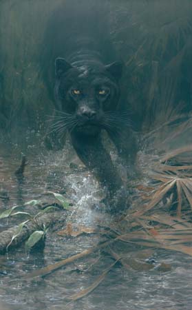 John Seerey-Lester Handsigned & Numbered Limited Edition Giclee on Canvas:"Final Moments - Night Vision "