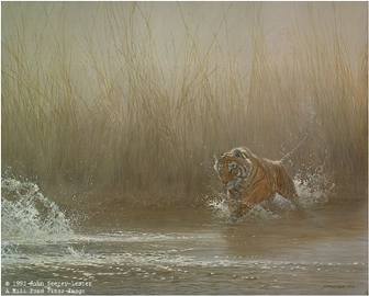 John Seerey - Lester Limited Edition Print:"Ranthambore Rush"