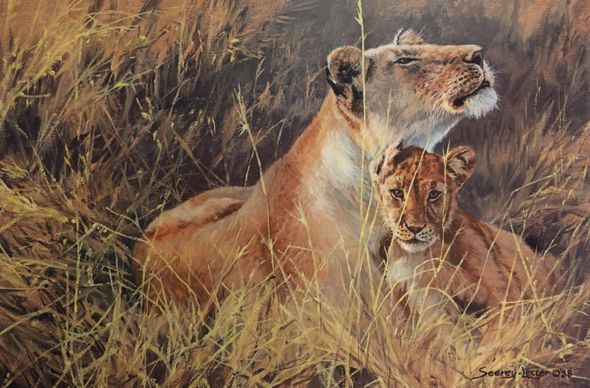 John Seerey-Lester Signed by the Artist Limited Edition Paper Lithograph:"Togetherness"