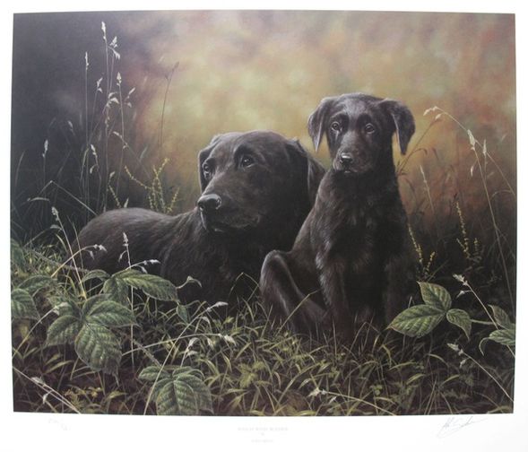 John Silver Hand Signed Limited Edition Lithograph:"Watch With Mother"