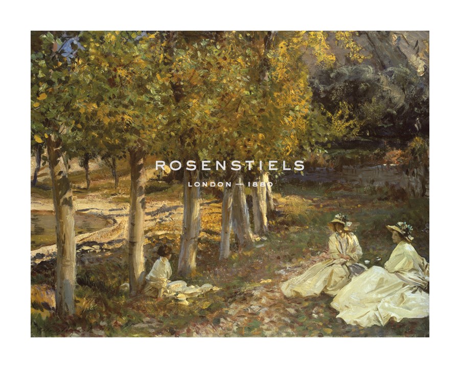 John Singer Sargent Hand Numbered Limited Edition Print on Paper :"Autumn Leaves"
