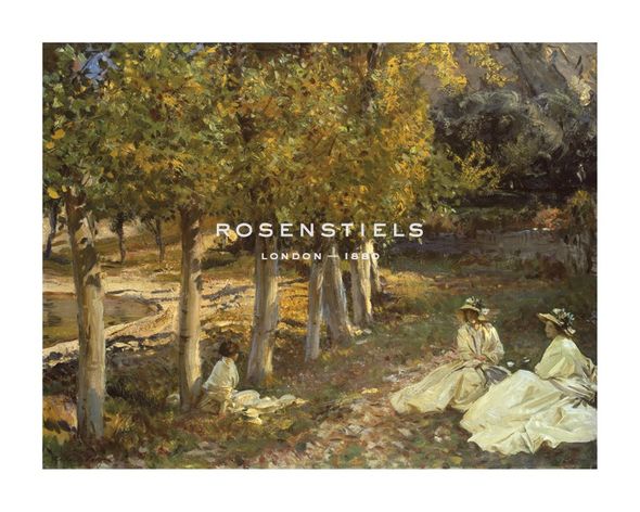 John Singer Sargent Hand Numbered Limited Edition Print on Paper :"Autumn Leaves"