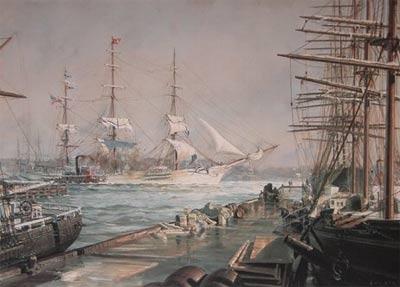 JOHN STOBART 29X20 Secondary Market Art: "NEW YORK ABNER COBURN"