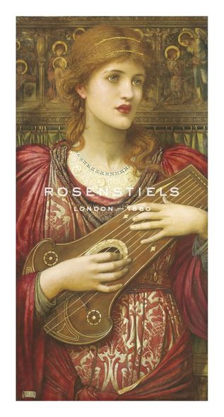 John Strudwick Hand Numbered Limited Edition Print on Paper :"Thy Music Faintly Falling…"