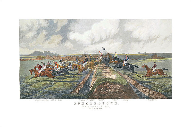 John Sturgess Hand Numbered Limited Edition Print on Paper :"The Double, Punchestown"