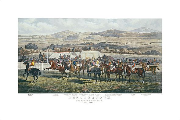 John Sturgess Hand Numbered Limited Edition Print on Paper :"The Start, Punchestown"