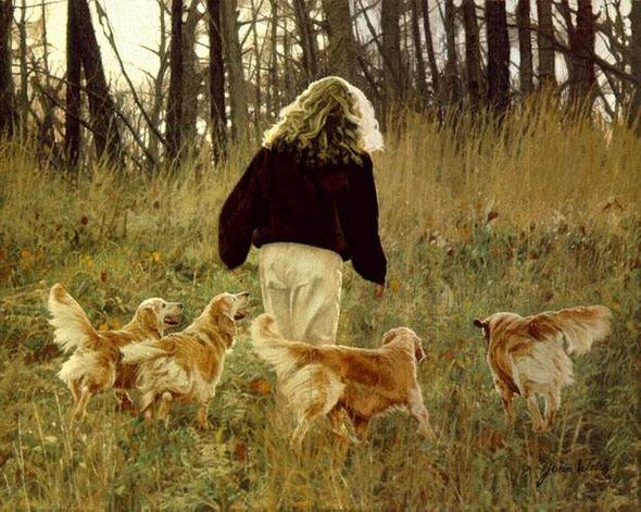 John Weiss Limited Edition Print: "Golden Moments"