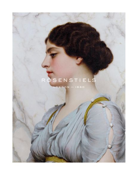 John William Godward Hand Numbered Limited Edition Print on Paper :"A Roman Beauty"