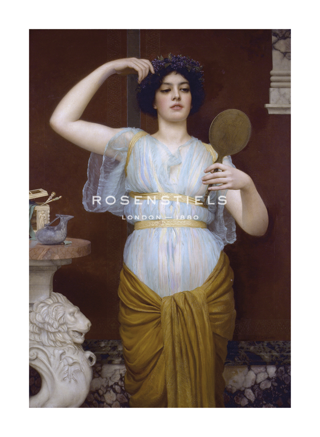 John William Godward Hand Numbered Limited Edition Print on Paper :"Lone"