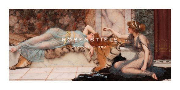 John William Godward Hand Numbered Limited Edition Print on Paper :"Mischief and Repose"