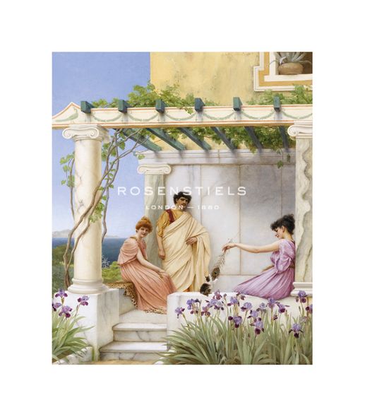 John William Godward Hand Numbered Limited Edition Print on Paper :"Playtime"